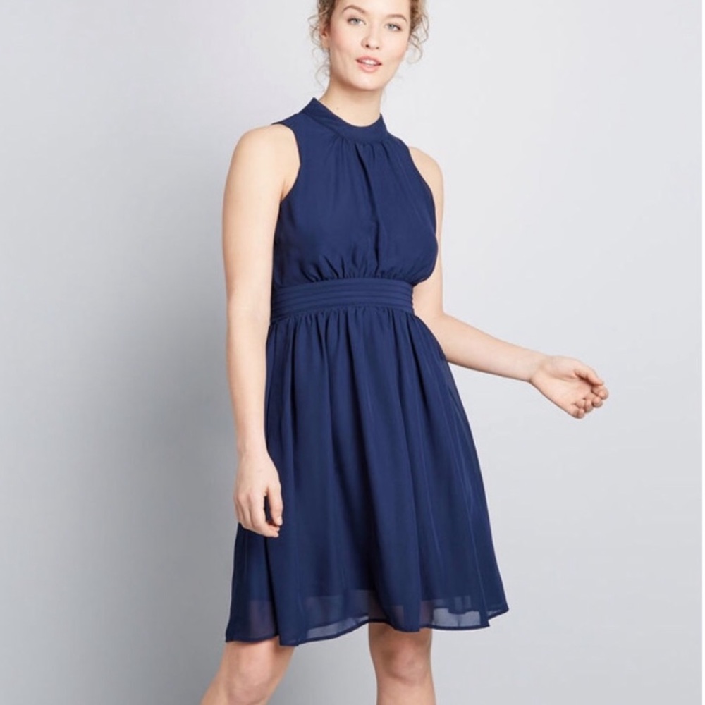 Modcloth | Windy City Navy Dress